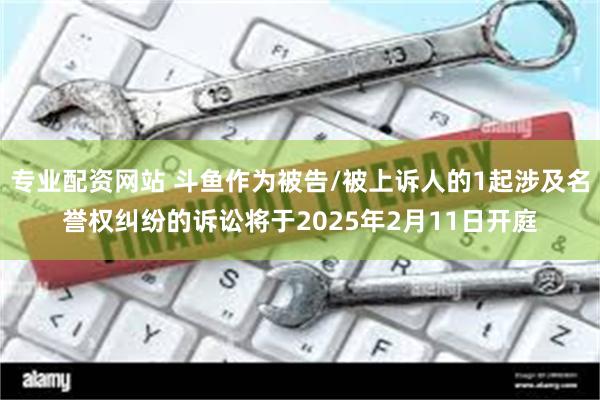 专业配资网站 斗鱼作为被告/被上诉人的1起涉及名誉权纠纷的诉讼将于2025年2月11日开庭